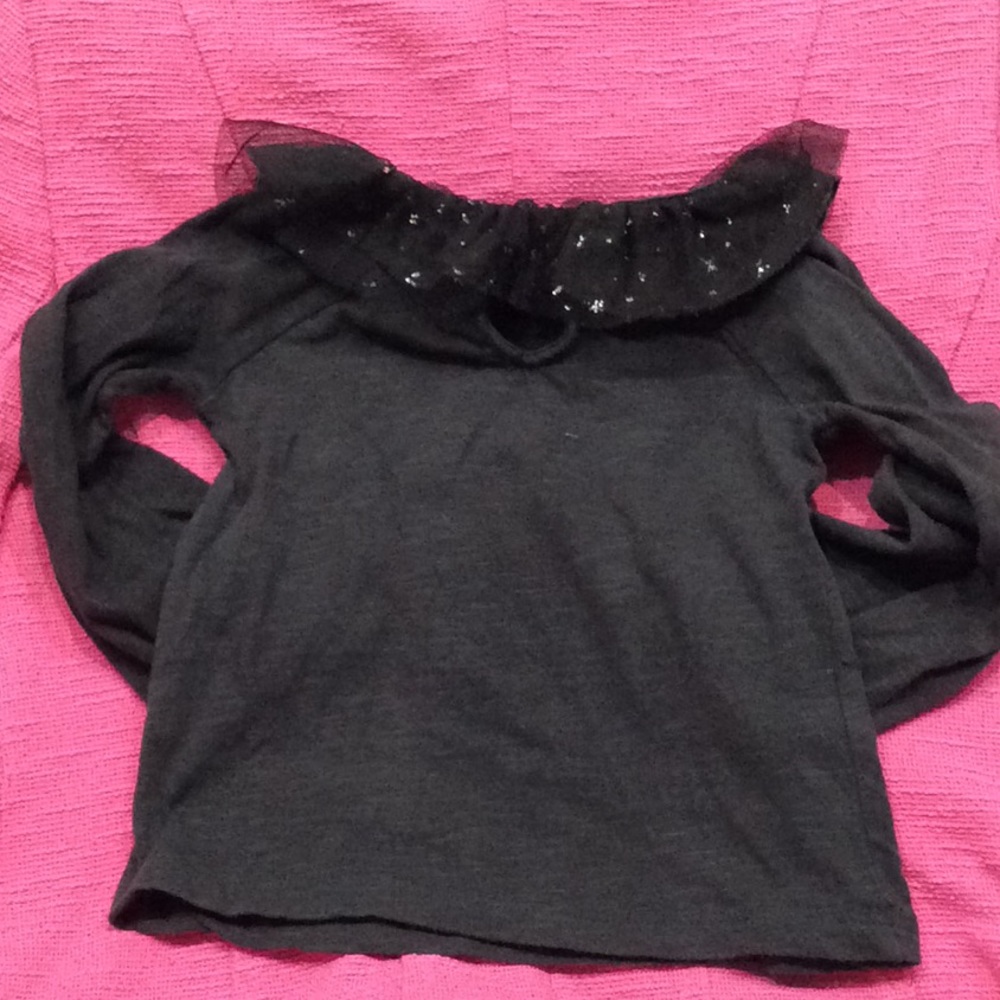 Zara ruffled shirt 9-12 months